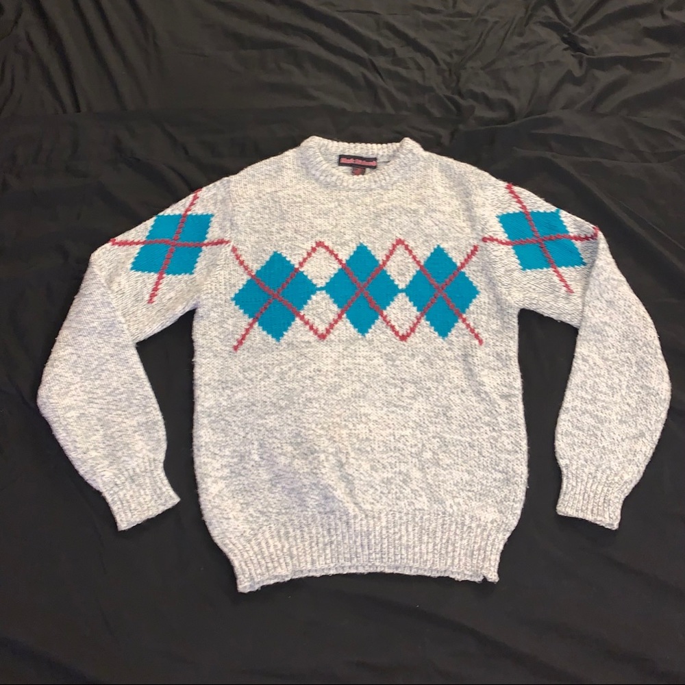 MARK RICHARDS Argyle Sweater Vintage